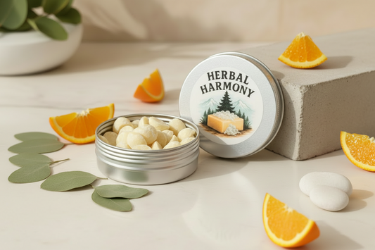 Orange Lotion Dots