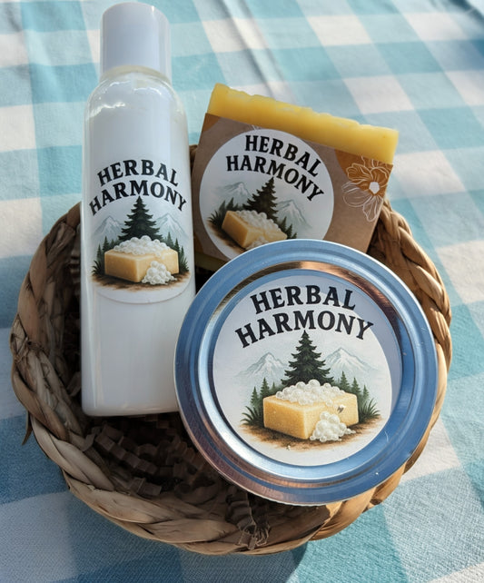Soap, Lotion and Body Butter Basket